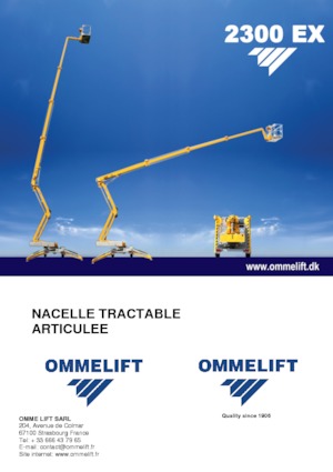 Piattaforme aeree articolate autocarrate OMMELIFT 2300 EX
