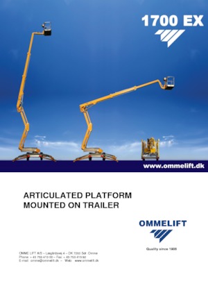 Piattaforme aeree articolate autocarrate OMMELIFT 1700 EX