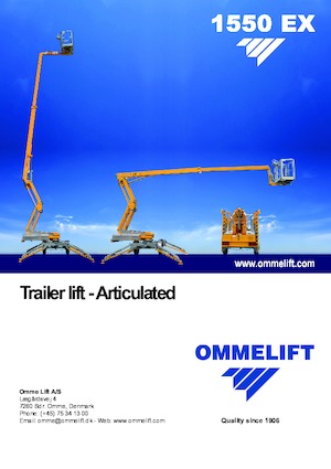 Piattaforme aeree articolate autocarrate OMMELIFT 1550 EX