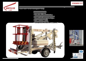 Piattaforme aeree articolate su rimorchio trainabile Matilsa Parma 12 T