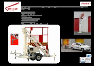 Piattaforme aeree articolate su rimorchio trainabile Matilsa Parma 7