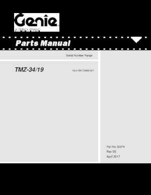 Piattaforme aeree articolate autocarrate Genie TMZ 34/19