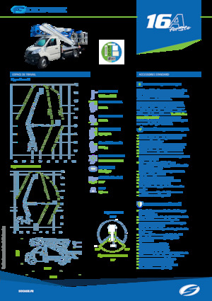 Piattaforme aeree articolate autocarrate Socage forSte 16 A Speed