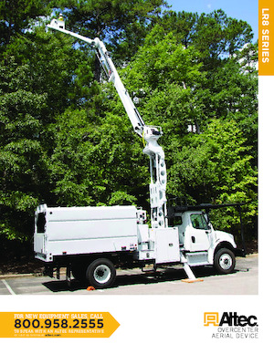 Piattaforme aeree articolate su rimorchio trainabile Altec LR852 RM