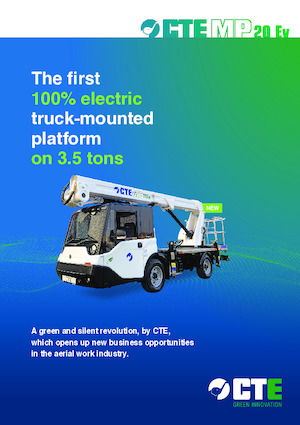 Piattaforme aeree telescopiche autocarrate CTE MP 20 Ev