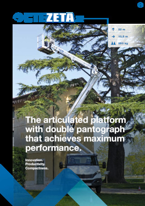 Piattaforme aeree telescopiche autocarrate CTE ZETA 22