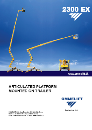 Piattaforme aeree articolate autocarrate OMMELIFT Omme 2300EXBB