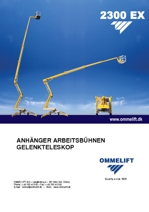 Piattaforme aeree articolate autocarrate OMMELIFT Omme 2300EXBB