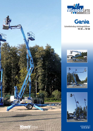 Piattaforme aeree articolate autocarrate Genie TMZ 34/20 DC