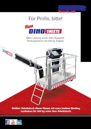 Piattaforme aeree articolate autocarrate Dino Lift Dino 190XTE