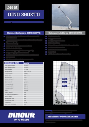 Piattaforme aeree articolate autocarrate Dino Lift Dino 260XTD