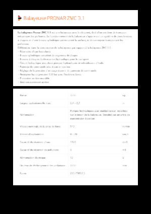 Spazzatrici stradali a rimorchio Pronar ZMC 3.1