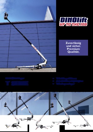 Piattaforme aeree telescopiche su rimorchio trainabile Dino Lift Dino 230T