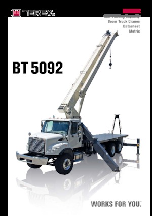 Autogru TEREX CRANES BT 5092