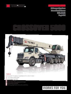 Autogru TEREX CRANES Crossover 5000