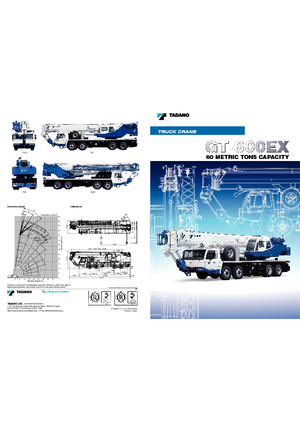 Autogru Tadano GT 600 EX