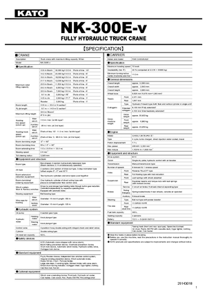 Autogru Kato NK 300 E-v
