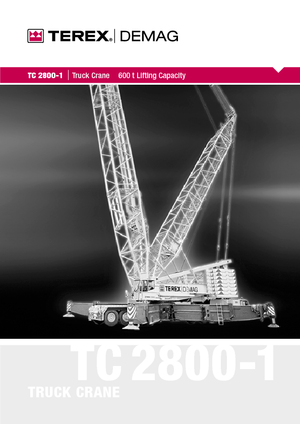 Autogru Terex-Demag TC 2800-1