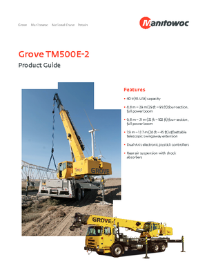 Autogru Grove TM500E-2