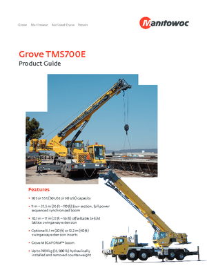 Autogru Grove TMS700E