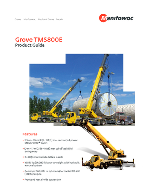 Autogru Grove TMS800E