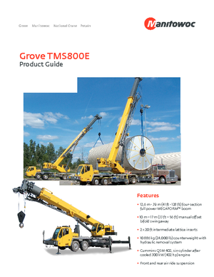 Autogru Grove TMS800E
