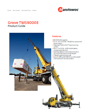 Autogru Grove TMS 9000 E