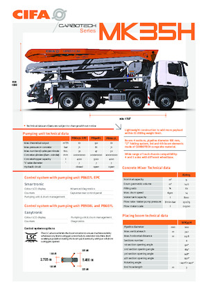 Autobetoniere CIFA MK35H