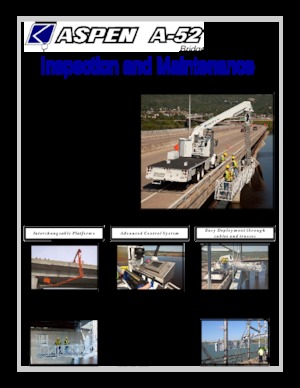 Piattaforme aeree articolate su rimorchio trainabile Aspen Aerials  A-52