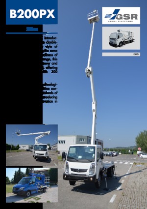 Piattaforme aeree articolate su rimorchio trainabile GSR B200PX Compact 