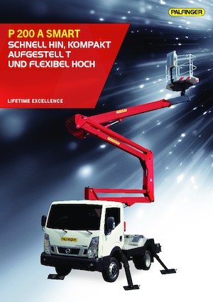 Piattaforme aeree articolate su rimorchio trainabile Palfinger P 200 A