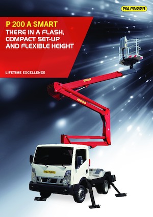 Piattaforme aeree articolate su rimorchio trainabile Palfinger P 200 A