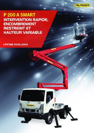 Piattaforme aeree articolate su rimorchio trainabile Palfinger P 200 A