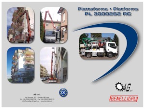 Piattaforme aeree articolate su rimorchio trainabile Benelligru PL3000