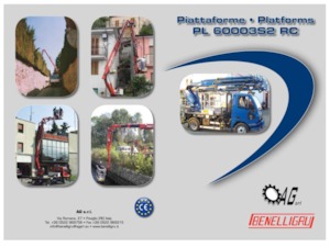 Piattaforme aeree articolate su rimorchio trainabile Benelligru PL6000