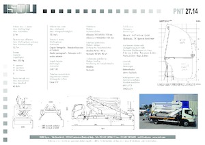 Piattaforme aeree articolate su rimorchio trainabile ISOLI PNT 27 14