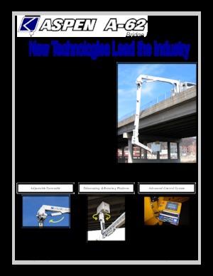 Piattaforme aeree articolate su rimorchio trainabile Aspen Aerials  A-62