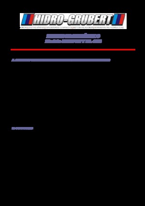 Piattaforme aeree articolate su rimorchio trainabile Hidro-Grubert BL 10C