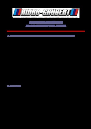 Piattaforme aeree articolate su rimorchio trainabile Hidro-Grubert BL 20C