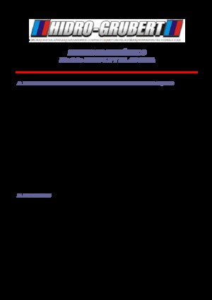 Piattaforme aeree articolate su rimorchio trainabile Hidro-Grubert BL 20CA