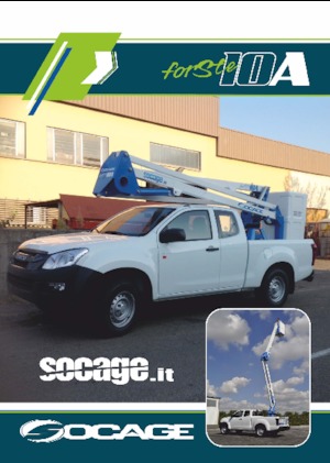 Piattaforme aeree articolate su rimorchio trainabile Socage forSte 10 A