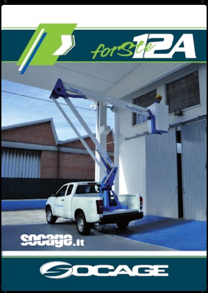 Piattaforme aeree articolate su rimorchio trainabile Socage forSte 12 A