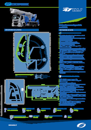 Piattaforme aeree telescopiche autocarrate Socage forSte 47 TJJ
