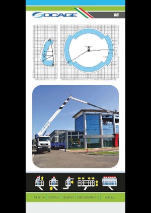 Piattaforme aeree telescopiche autocarrate Socage forSte 54 TJJ