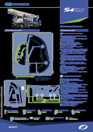 Piattaforme aeree telescopiche autocarrate Socage forSte 54 TJJ