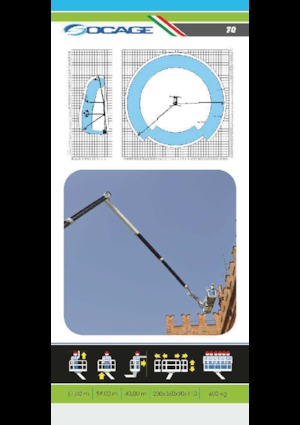 Piattaforme aeree articolate su rimorchio trainabile Socage forSte 61 TJJ