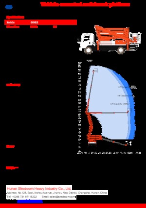 Piattaforme aeree articolate su rimorchio trainabile Sinoboom GKH22