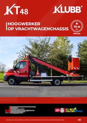 Piattaforme aeree articolate su rimorchio trainabile Klubb KT48