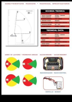 Piattaforme aeree articolate su rimorchio trainabile Benelligru P6.3S2 RC