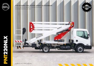 Piattaforme aeree articolate su rimorchio trainabile ISOLI PNT220NLX